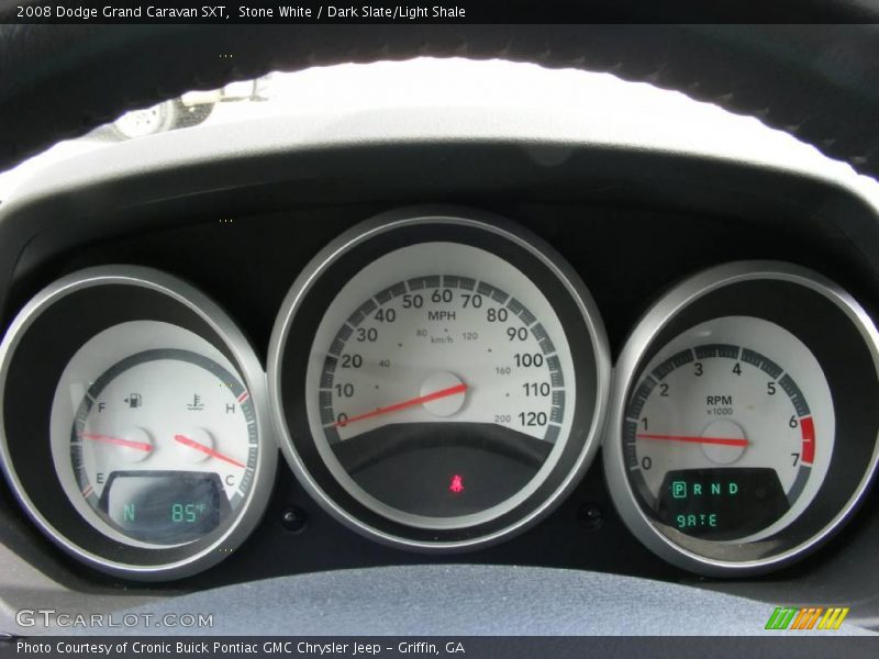 Stone White / Dark Slate/Light Shale 2008 Dodge Grand Caravan SXT