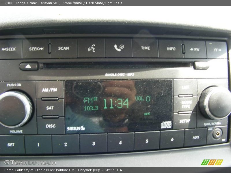 Stone White / Dark Slate/Light Shale 2008 Dodge Grand Caravan SXT