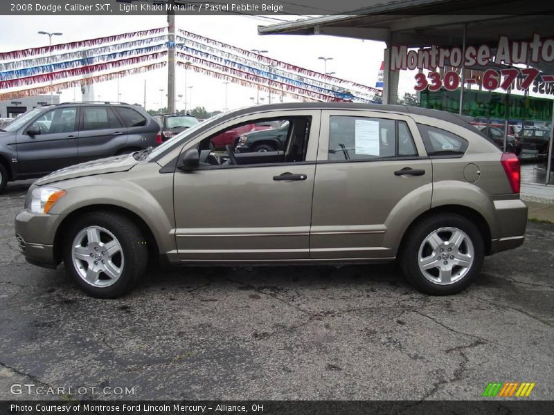 Light Khaki Metallic / Pastel Pebble Beige 2008 Dodge Caliber SXT