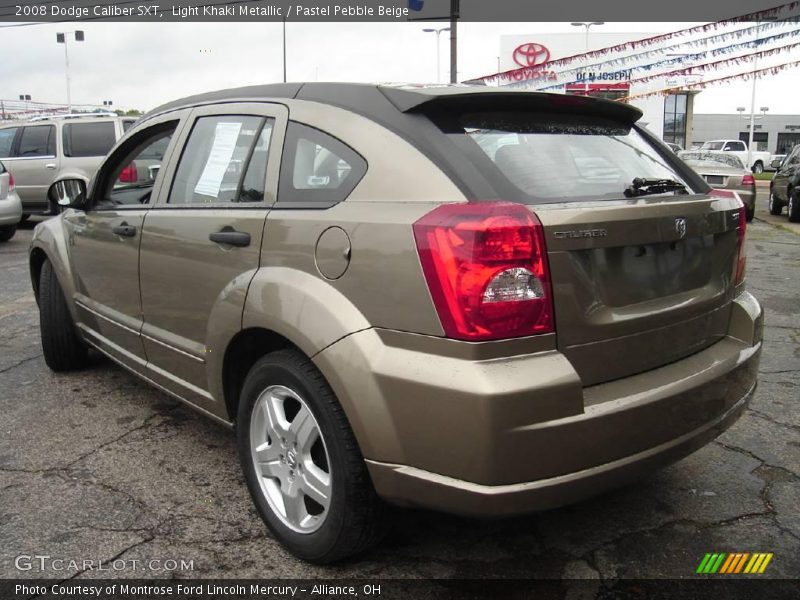 Light Khaki Metallic / Pastel Pebble Beige 2008 Dodge Caliber SXT