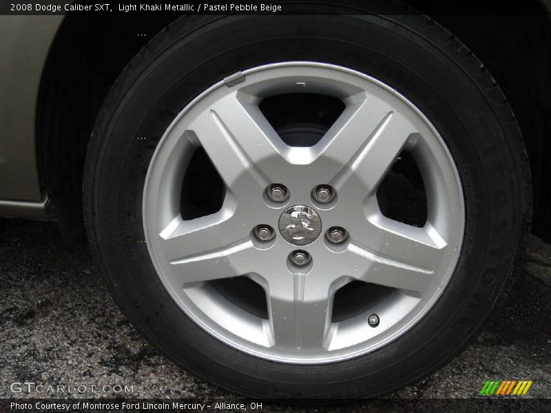 Light Khaki Metallic / Pastel Pebble Beige 2008 Dodge Caliber SXT