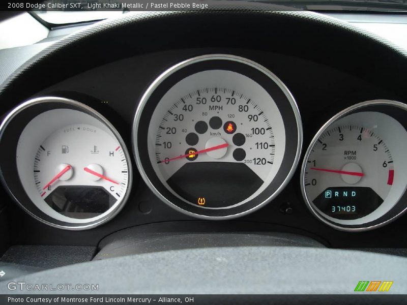 Light Khaki Metallic / Pastel Pebble Beige 2008 Dodge Caliber SXT