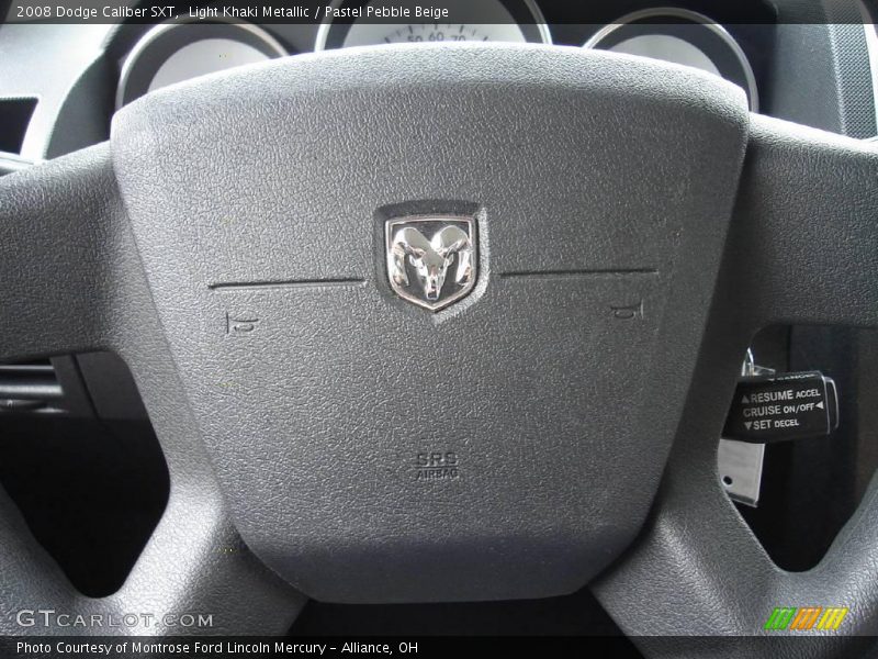 Light Khaki Metallic / Pastel Pebble Beige 2008 Dodge Caliber SXT