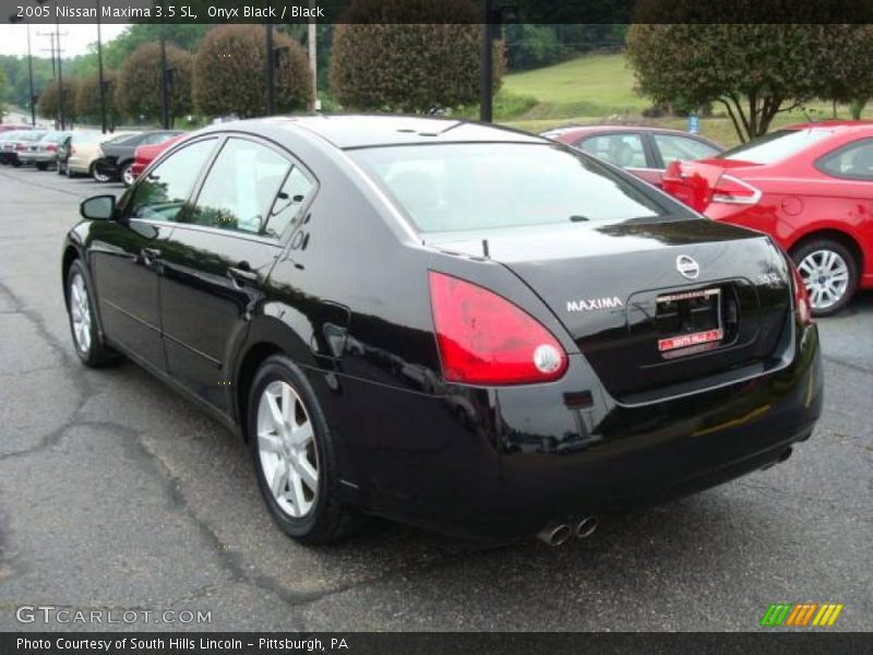 Onyx Black / Black 2005 Nissan Maxima 3.5 SL