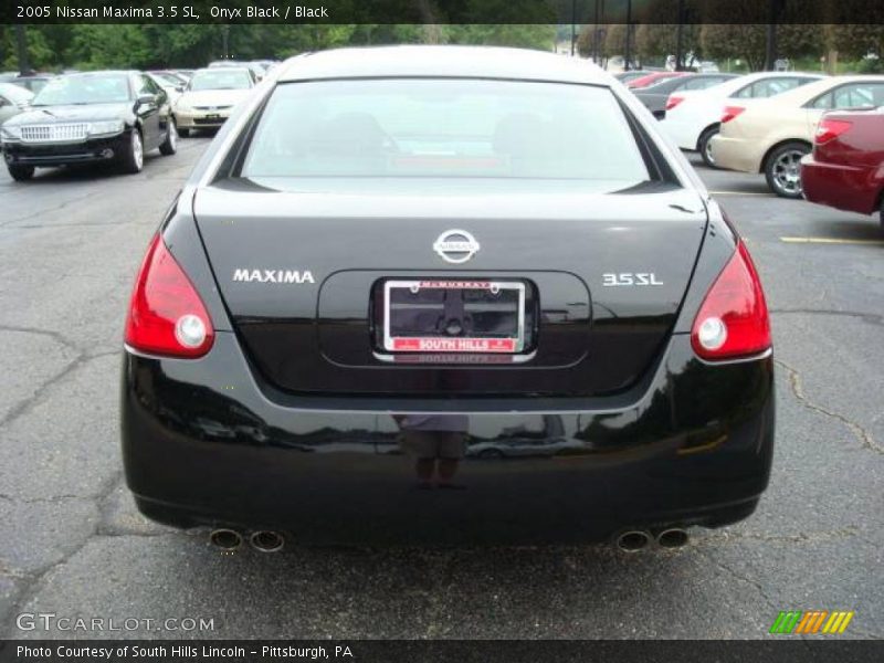 Onyx Black / Black 2005 Nissan Maxima 3.5 SL