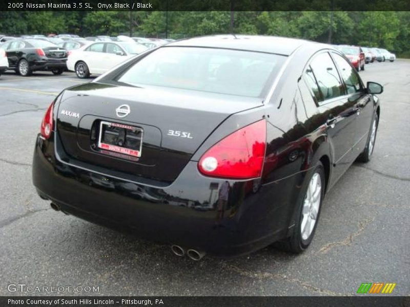 Onyx Black / Black 2005 Nissan Maxima 3.5 SL