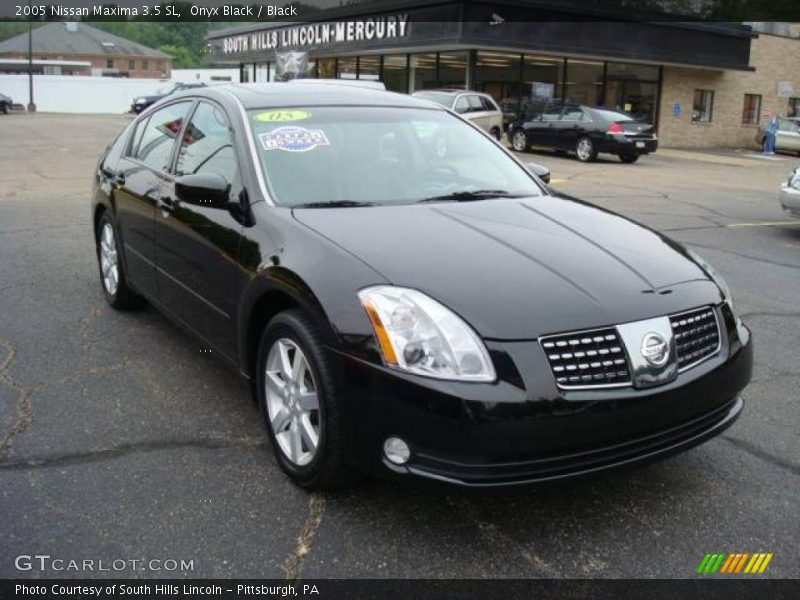 Onyx Black / Black 2005 Nissan Maxima 3.5 SL