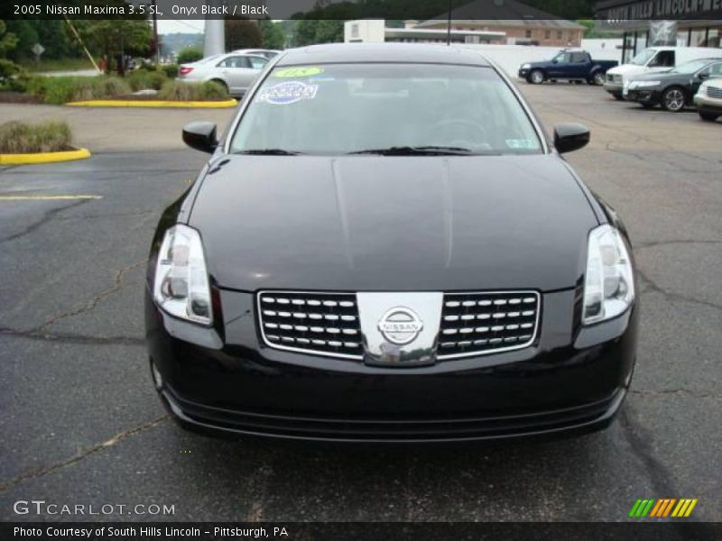 Onyx Black / Black 2005 Nissan Maxima 3.5 SL