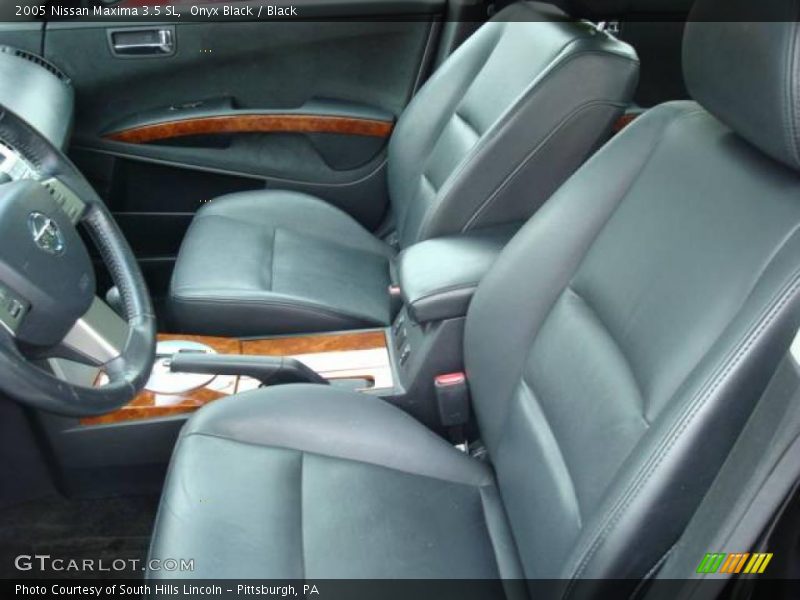 Onyx Black / Black 2005 Nissan Maxima 3.5 SL