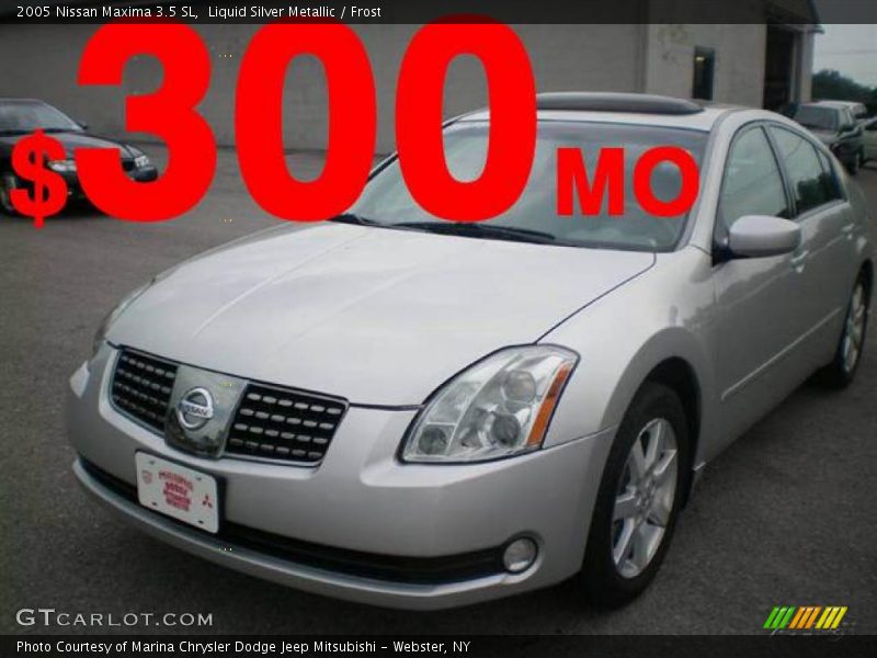 Liquid Silver Metallic / Frost 2005 Nissan Maxima 3.5 SL