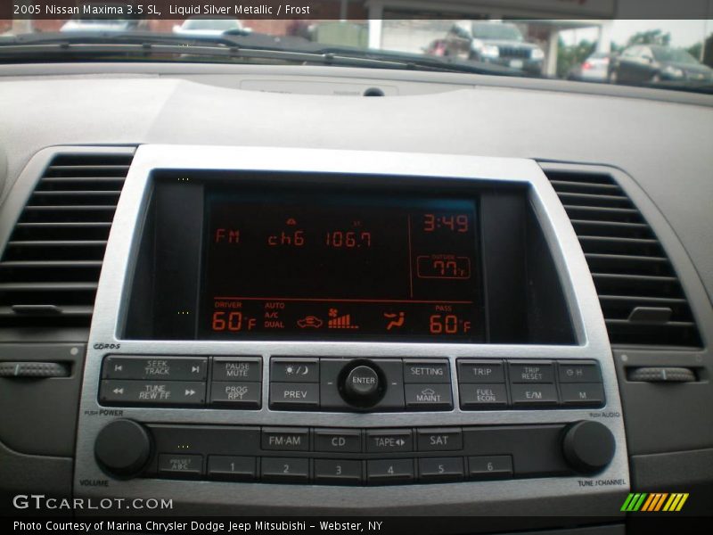 Liquid Silver Metallic / Frost 2005 Nissan Maxima 3.5 SL