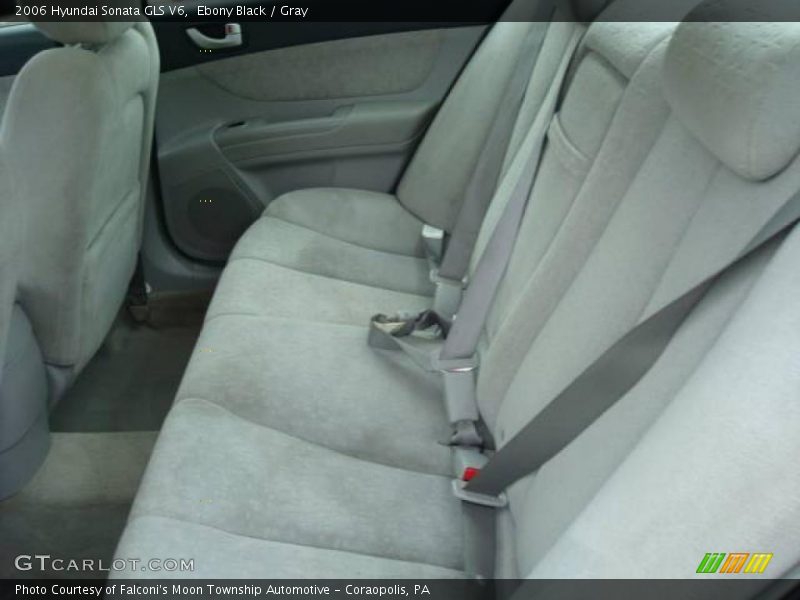 Ebony Black / Gray 2006 Hyundai Sonata GLS V6