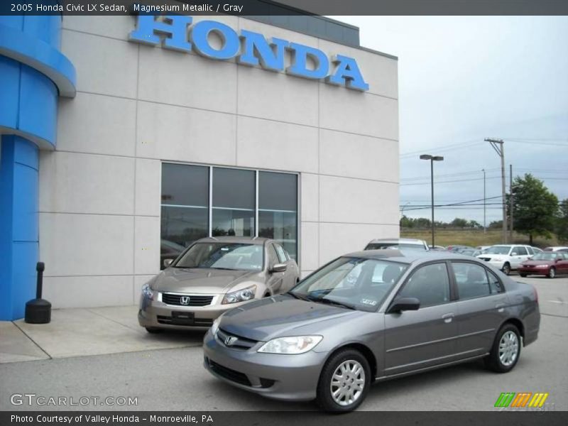 Magnesium Metallic / Gray 2005 Honda Civic LX Sedan