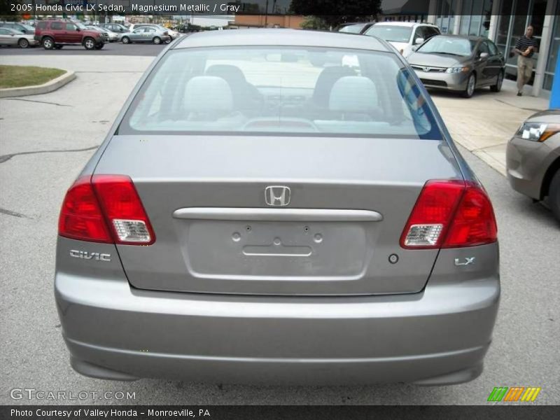 Magnesium Metallic / Gray 2005 Honda Civic LX Sedan