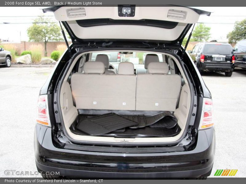Black / Medium Light Stone 2008 Ford Edge SEL AWD