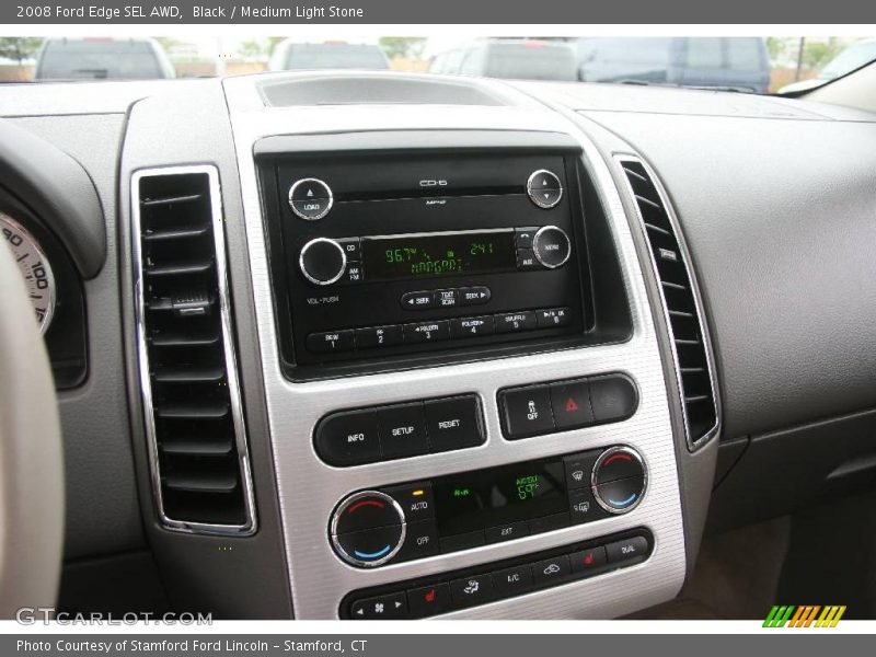 Black / Medium Light Stone 2008 Ford Edge SEL AWD