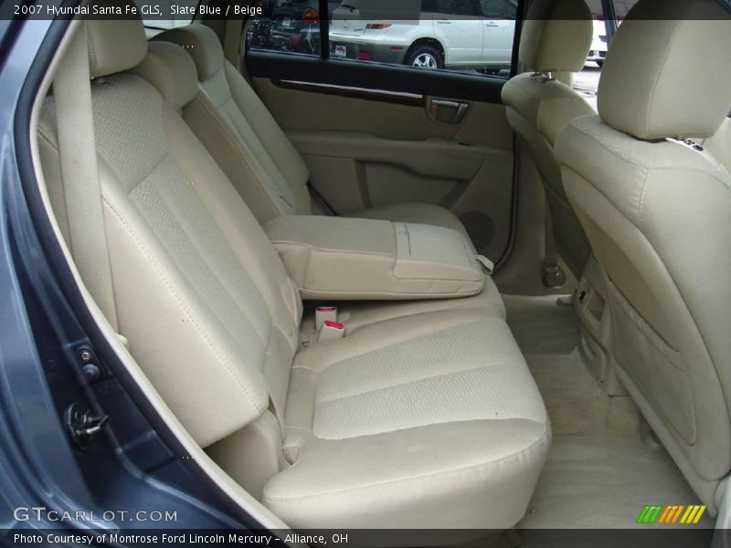 Slate Blue / Beige 2007 Hyundai Santa Fe GLS