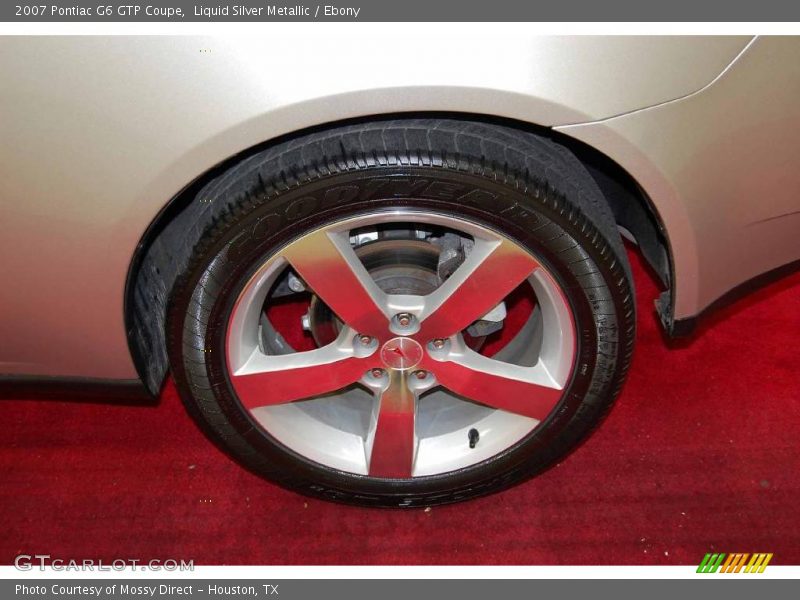 Liquid Silver Metallic / Ebony 2007 Pontiac G6 GTP Coupe