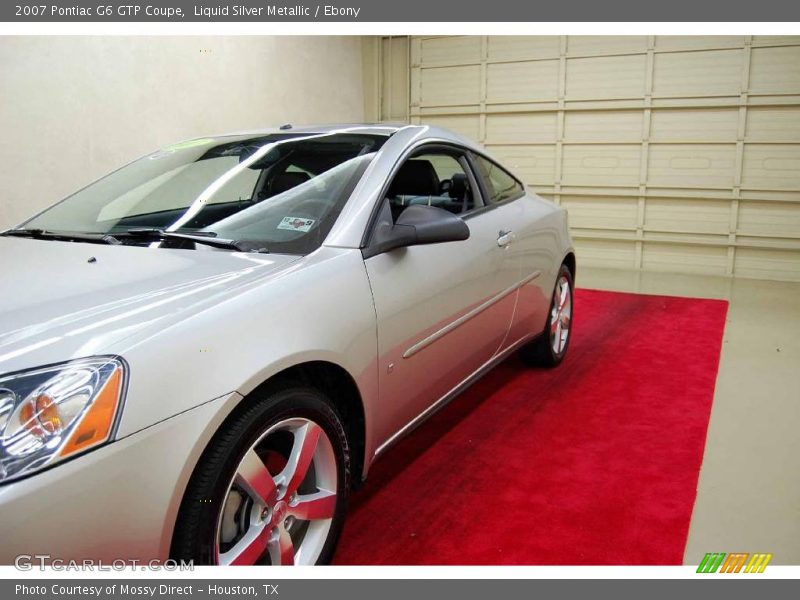 Liquid Silver Metallic / Ebony 2007 Pontiac G6 GTP Coupe