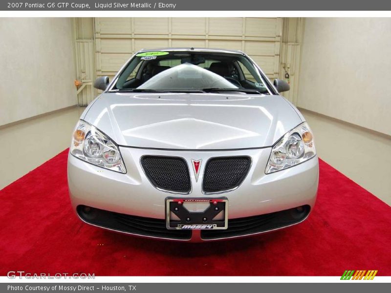 Liquid Silver Metallic / Ebony 2007 Pontiac G6 GTP Coupe