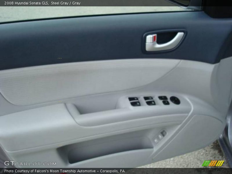 Steel Gray / Gray 2008 Hyundai Sonata GLS