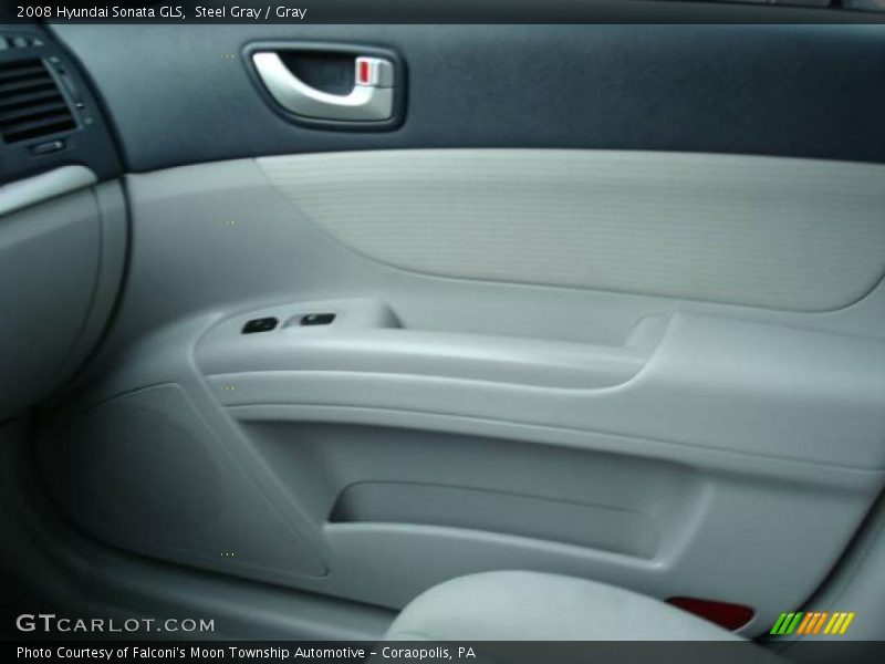 Steel Gray / Gray 2008 Hyundai Sonata GLS