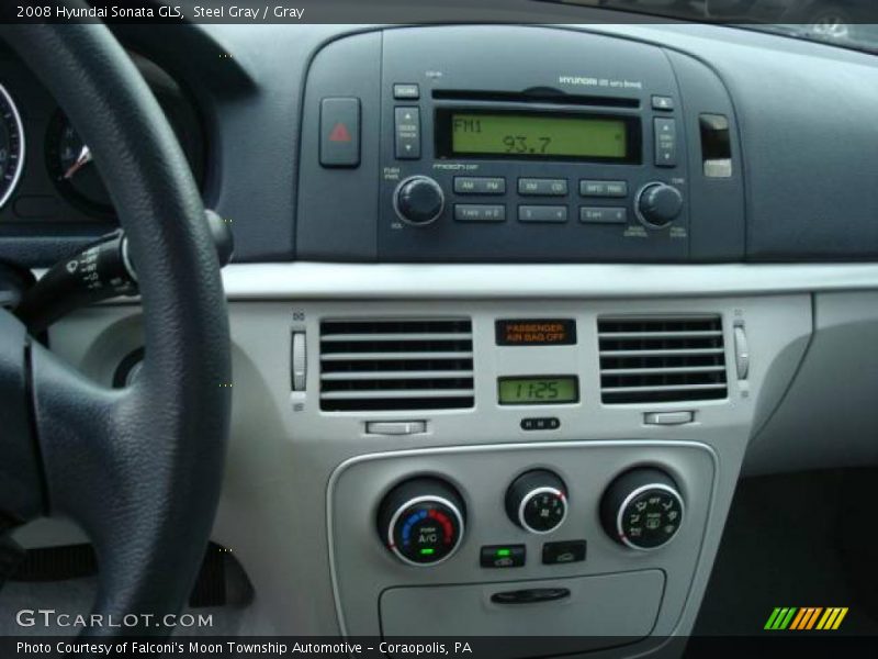 Steel Gray / Gray 2008 Hyundai Sonata GLS