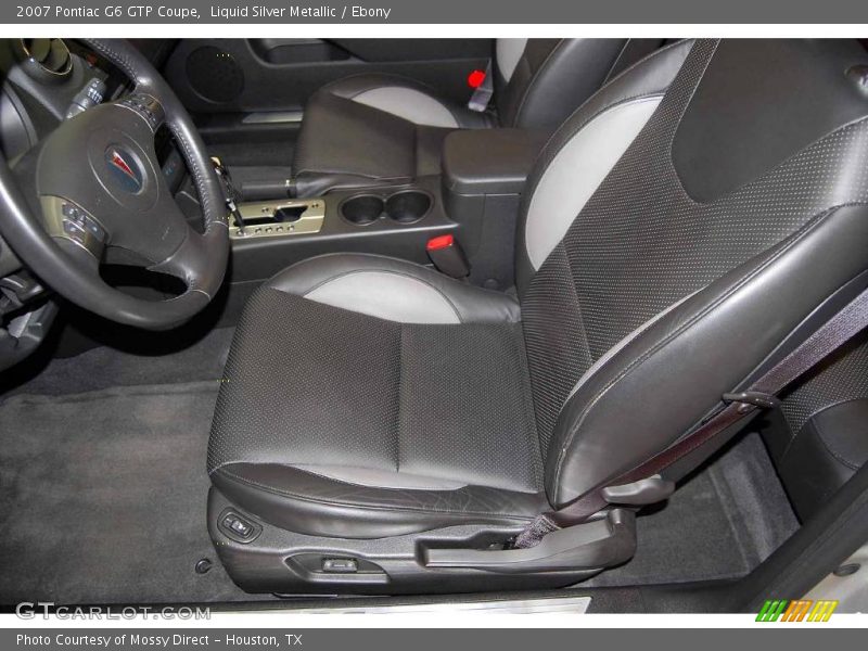 Liquid Silver Metallic / Ebony 2007 Pontiac G6 GTP Coupe