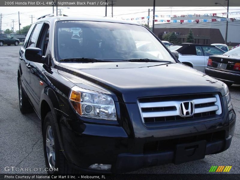 Nighthawk Black Pearl / Gray 2006 Honda Pilot EX-L 4WD