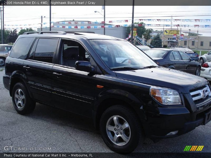 Nighthawk Black Pearl / Gray 2006 Honda Pilot EX-L 4WD