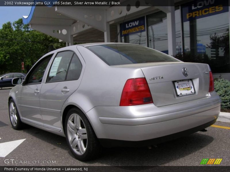 Silver Arrow Metallic / Black 2002 Volkswagen Jetta GLX  VR6 Sedan