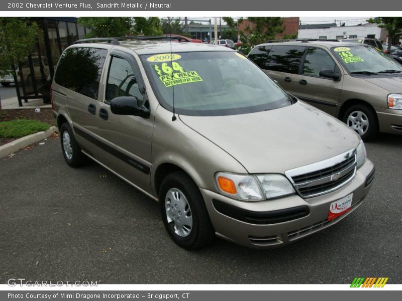Sandrift Metallic / Neutral 2002 Chevrolet Venture Plus