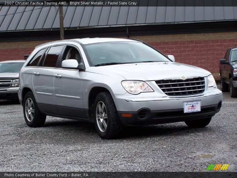 Bright Silver Metallic / Pastel Slate Gray 2007 Chrysler Pacifica Touring AWD