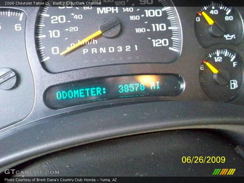 Black / Gray/Dark Charcoal 2006 Chevrolet Tahoe LS