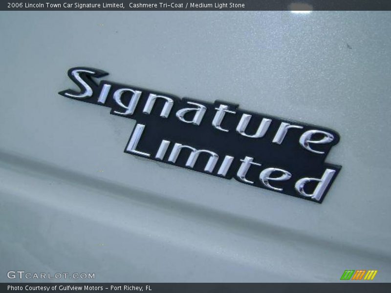 Cashmere Tri-Coat / Medium Light Stone 2006 Lincoln Town Car Signature Limited
