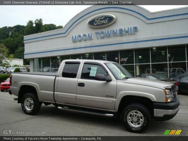 Sandstone Metallic / Dark Charcoal 2005 Chevrolet Silverado 2500HD LS Extended Cab 4x4