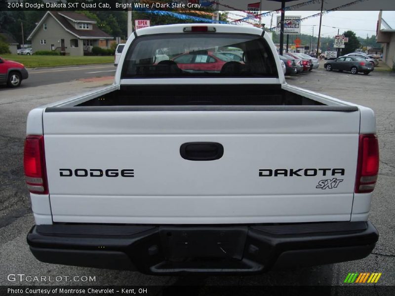 Bright White / Dark Slate Gray 2004 Dodge Dakota SXT Quad Cab