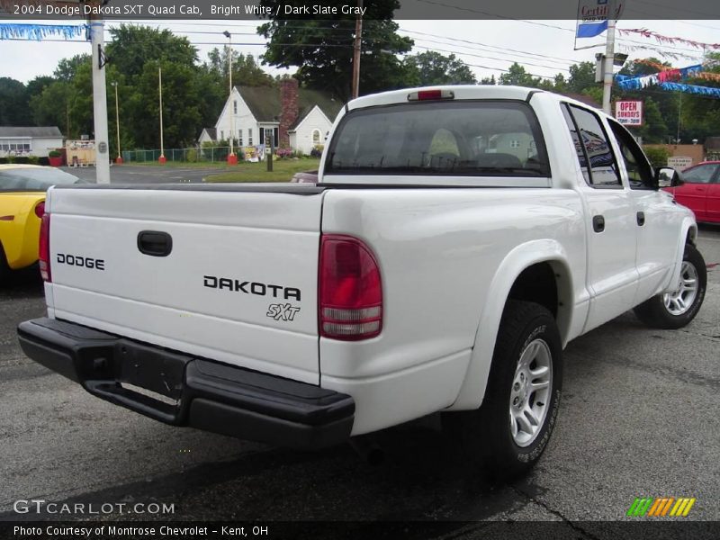 Bright White / Dark Slate Gray 2004 Dodge Dakota SXT Quad Cab