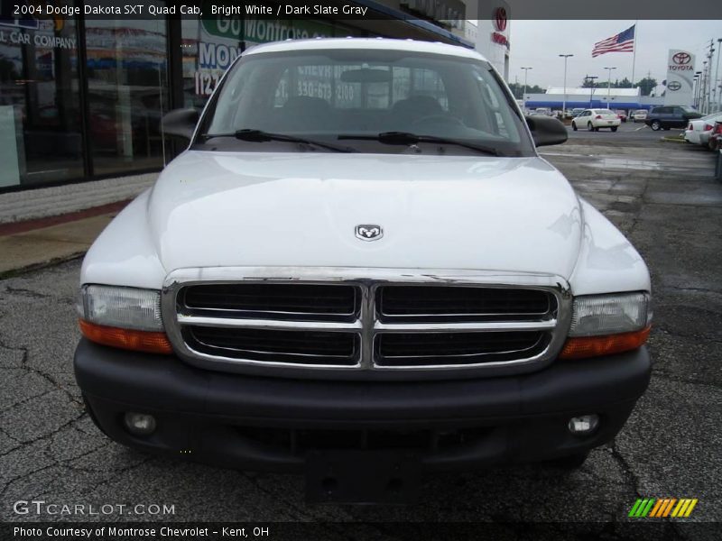 Bright White / Dark Slate Gray 2004 Dodge Dakota SXT Quad Cab