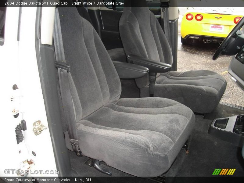 Bright White / Dark Slate Gray 2004 Dodge Dakota SXT Quad Cab