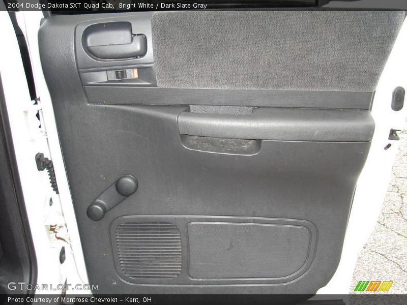 Bright White / Dark Slate Gray 2004 Dodge Dakota SXT Quad Cab