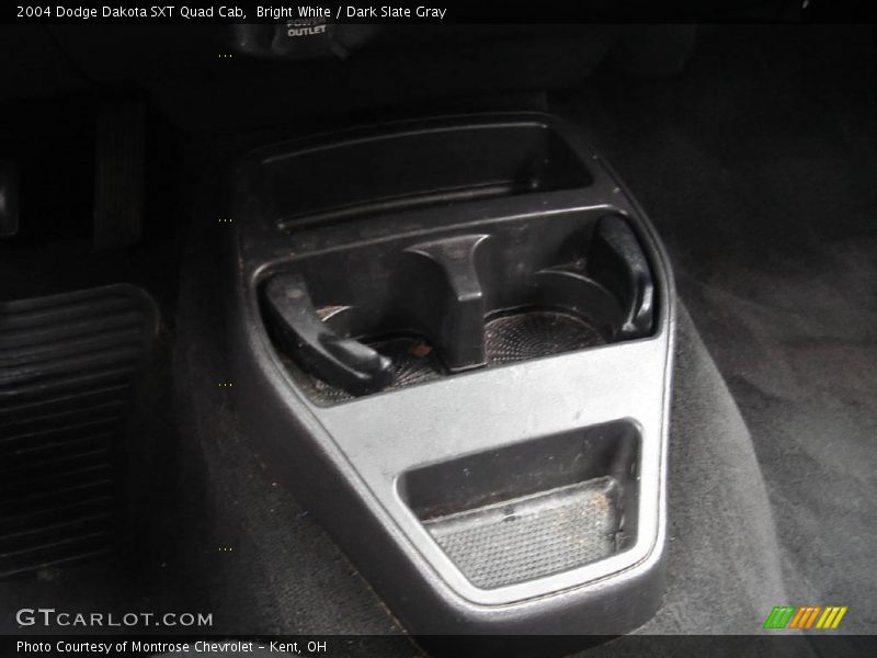 Bright White / Dark Slate Gray 2004 Dodge Dakota SXT Quad Cab