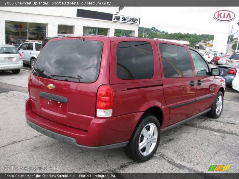Sport Red Metallic / Medium Gray 2005 Chevrolet Uplander