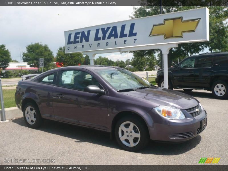 Majestic Amethyst Metallic / Gray 2006 Chevrolet Cobalt LS Coupe
