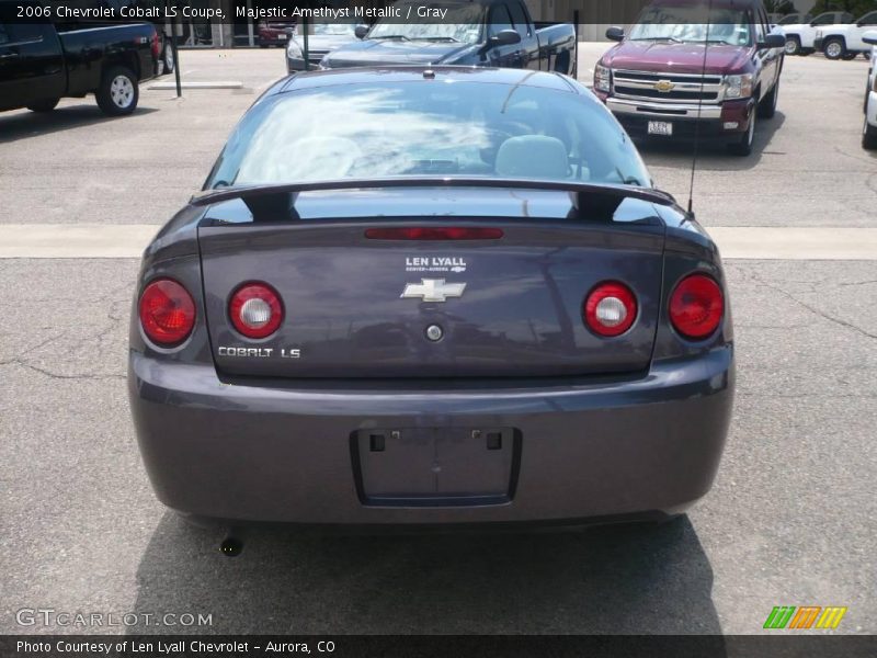 Majestic Amethyst Metallic / Gray 2006 Chevrolet Cobalt LS Coupe