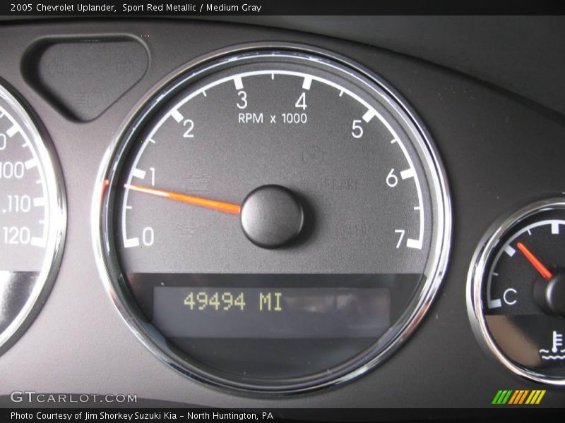 Sport Red Metallic / Medium Gray 2005 Chevrolet Uplander