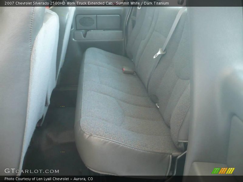 Summit White / Dark Titanium 2007 Chevrolet Silverado 2500HD Work Truck Extended Cab