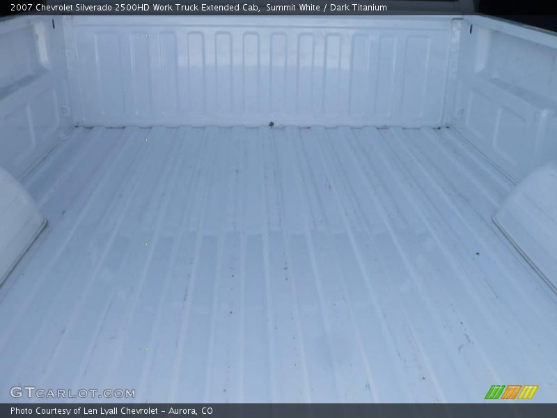 Summit White / Dark Titanium 2007 Chevrolet Silverado 2500HD Work Truck Extended Cab