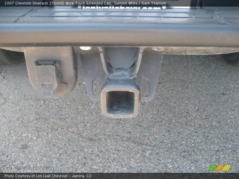 Summit White / Dark Titanium 2007 Chevrolet Silverado 2500HD Work Truck Extended Cab