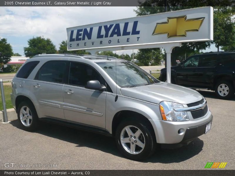 Galaxy Silver Metallic / Light Gray 2005 Chevrolet Equinox LT